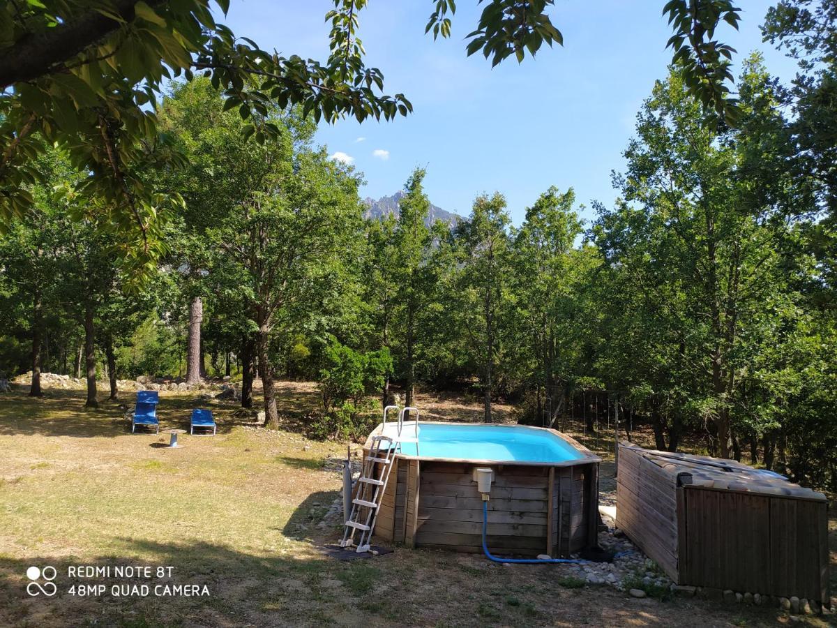Chalet De Caralba Piscine Vila Ghisoni Exterior foto